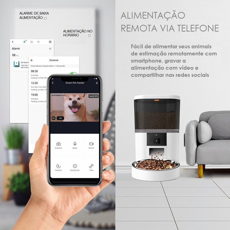 Smart Timing Alimentador de Alimentos com Câmera - quick preference