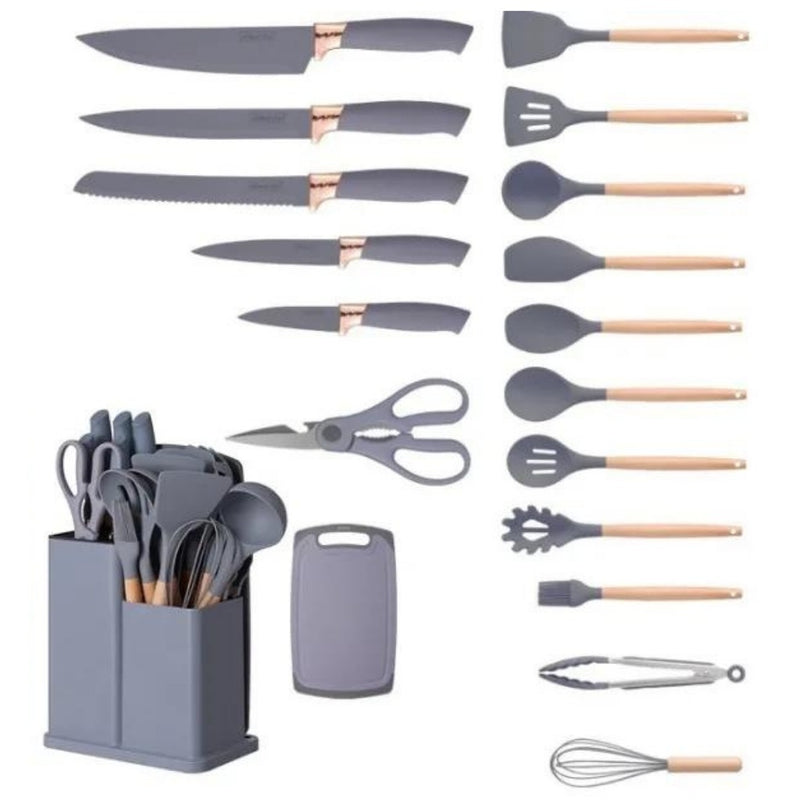 Utensílios de Cozinha Luxo 19 Peças